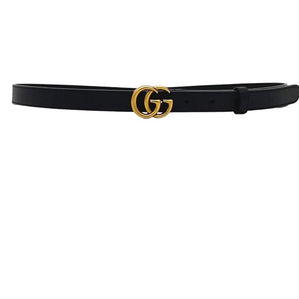 Authentic Gucci Marmount Belt
Black leather with gold hardware
Size 85/34"